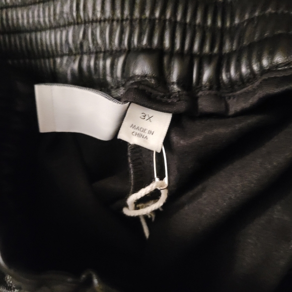 NWT Joie faux leather joggers. - Picture 5 of 6